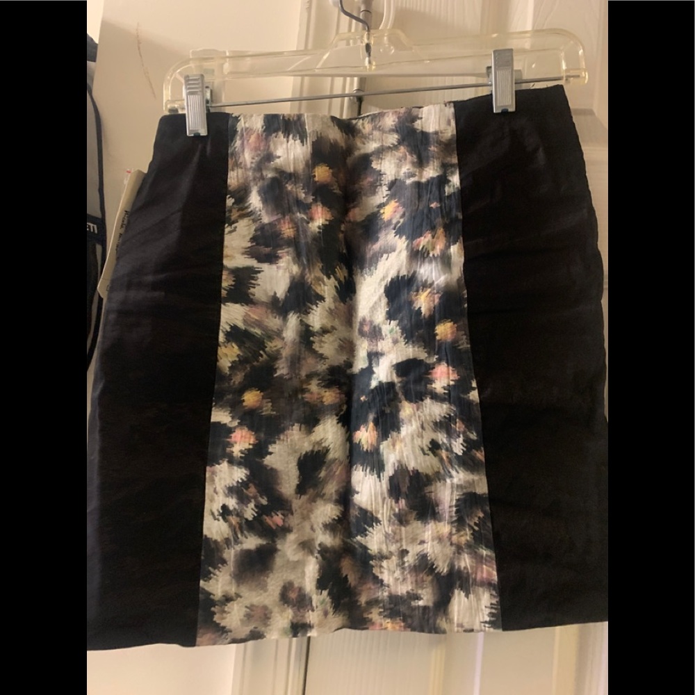 Nicole Miller Artelier Leopard Skirt